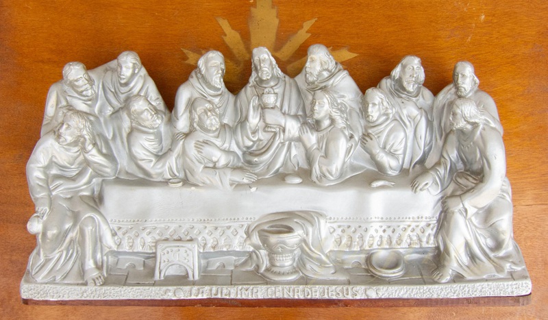 Decorative Religious Theme The Last Supper Marble Relief Sculpture