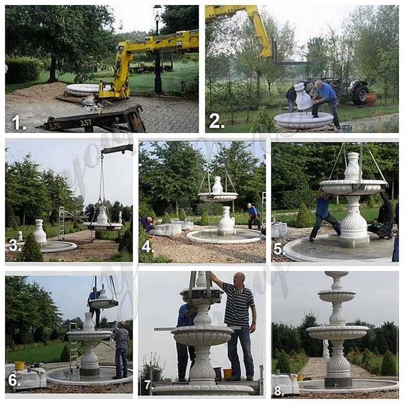 installation of stone fountains near me