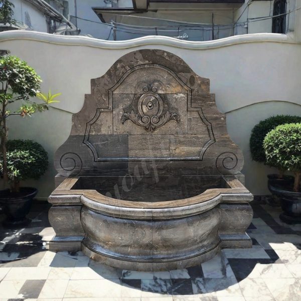 Antique garden wall fountain