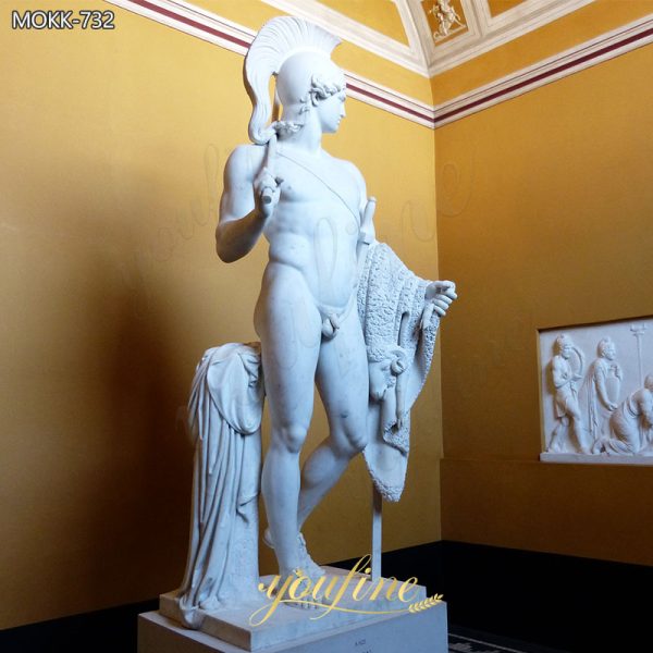 Famous Marble Jason with the Golden Fleece Statue by Bertel Thorvaldsen for Sale MOKK-732