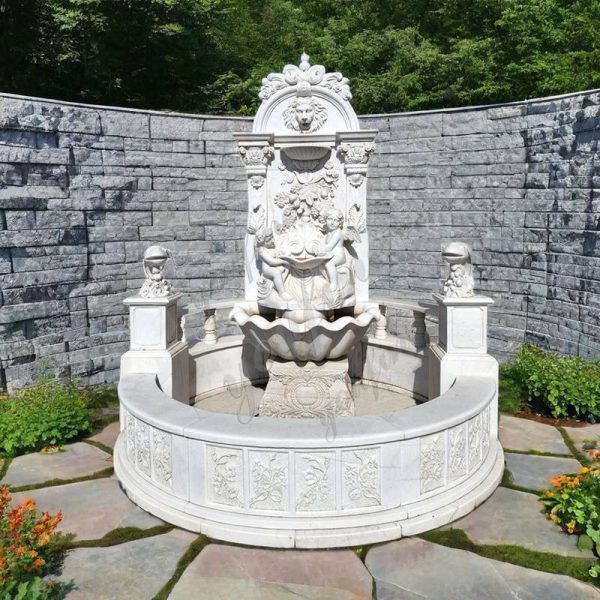 outdoor garden wall fountain