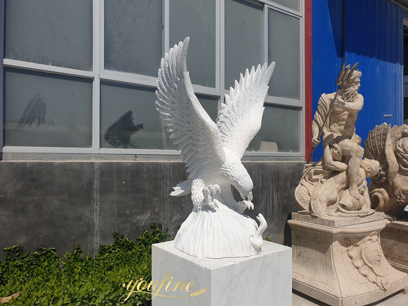 marble eagle statue