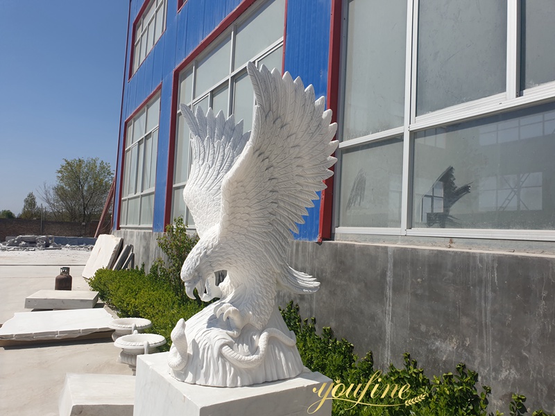 marble eagle statue