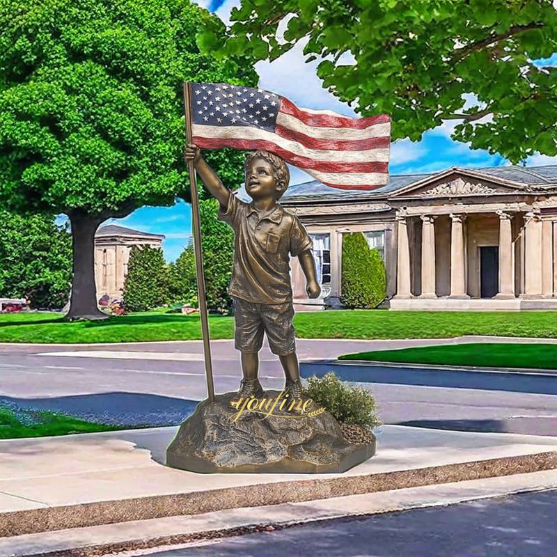 Lifesize Bronze Outdoor Patriotic Garden Statue BOK1-086