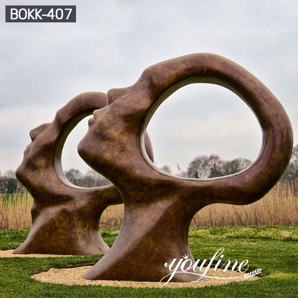 Abstract Modern Bronze Sculpture for Outdoor Garden Sea Side Decor for Sale  BOKK-407 - YouFine Sculpture