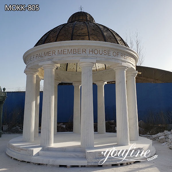 Outdoor Garden Marble Large Gazebo