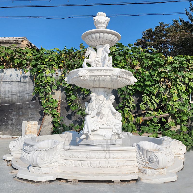 Outdoor Garden Tiered Marble Water Fountain for Sale MOKK-822