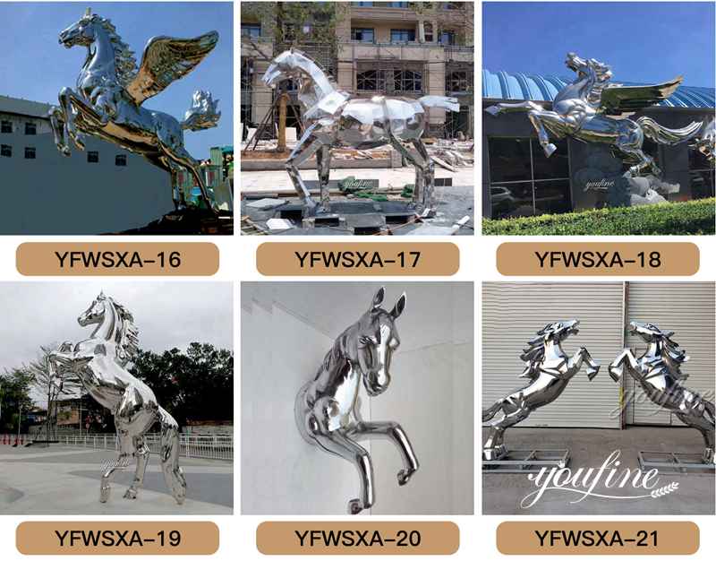 stainless steel garden sculpture