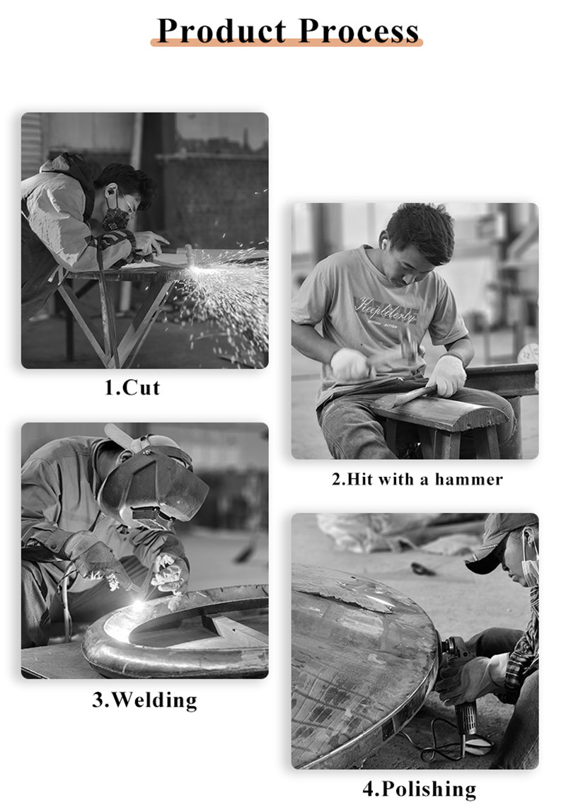 key production processes of stainless steel statue