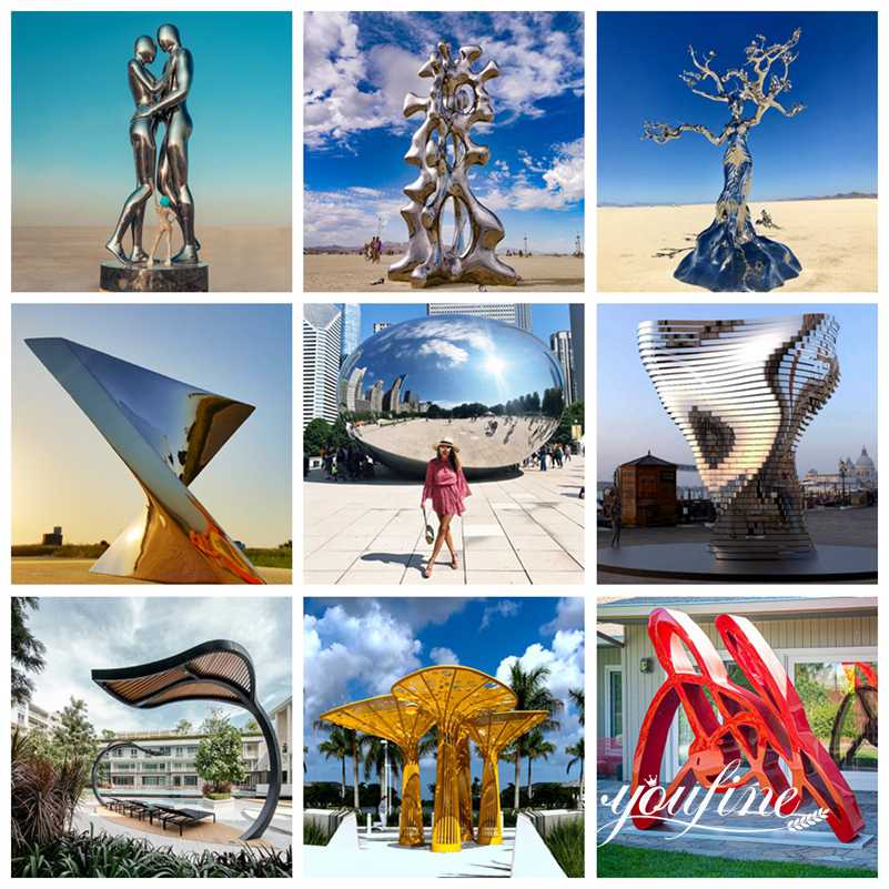 large outdoor metal sculptures