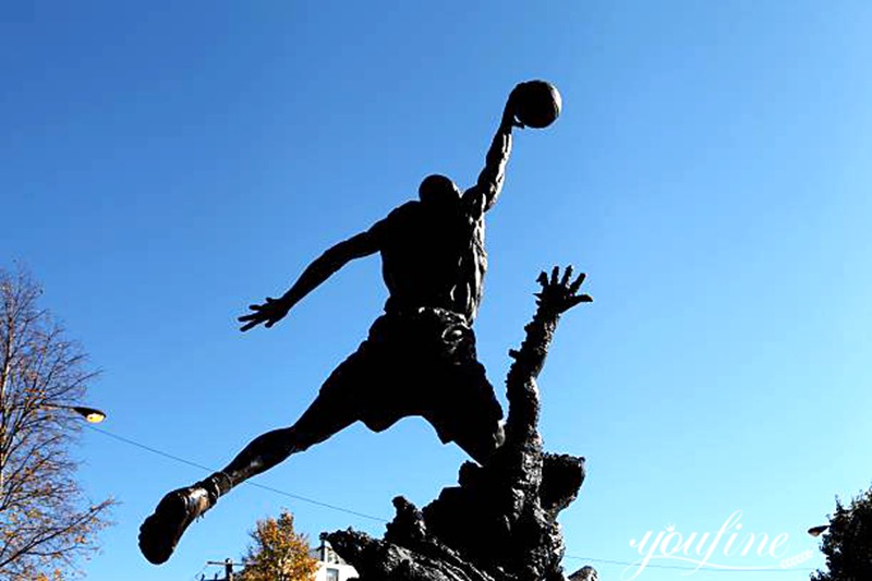 Michael Jordan Wears Number 32 on His Statue in Dubai