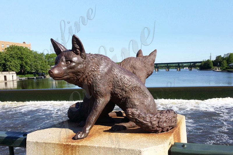 wolf statue-YouFine Sculpture