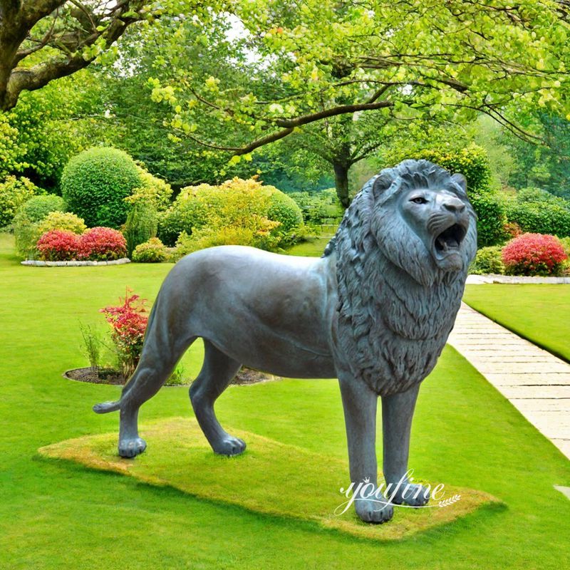 Bronze Lion Statue