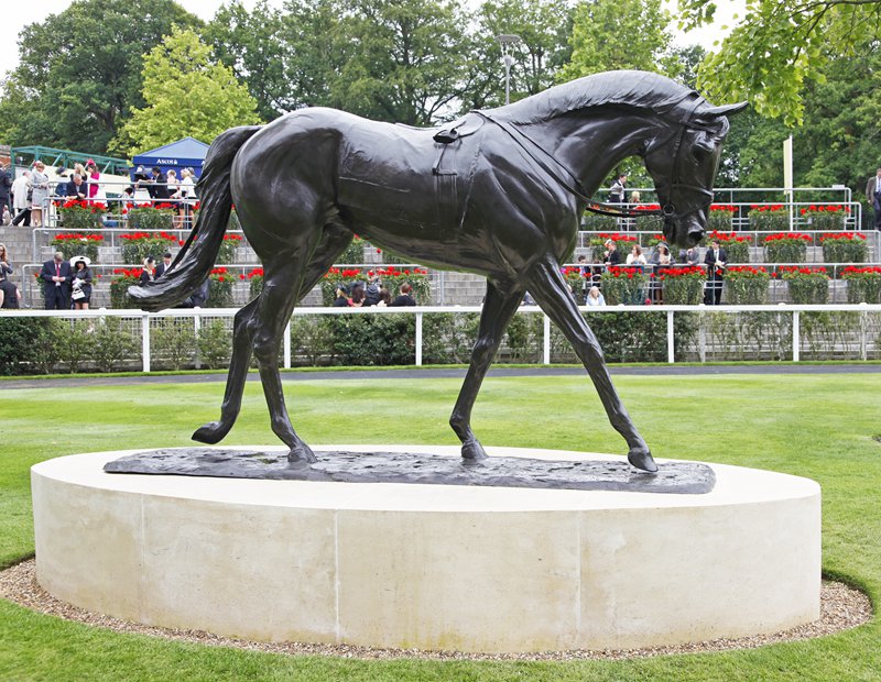 Horse Statue at Ascot Racecourse