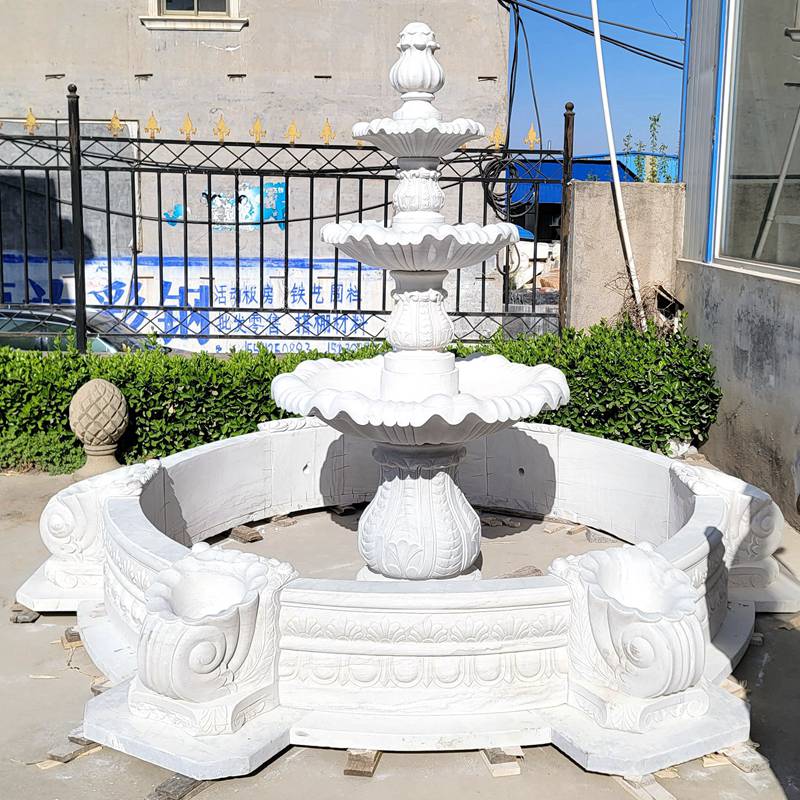 marble water fountain