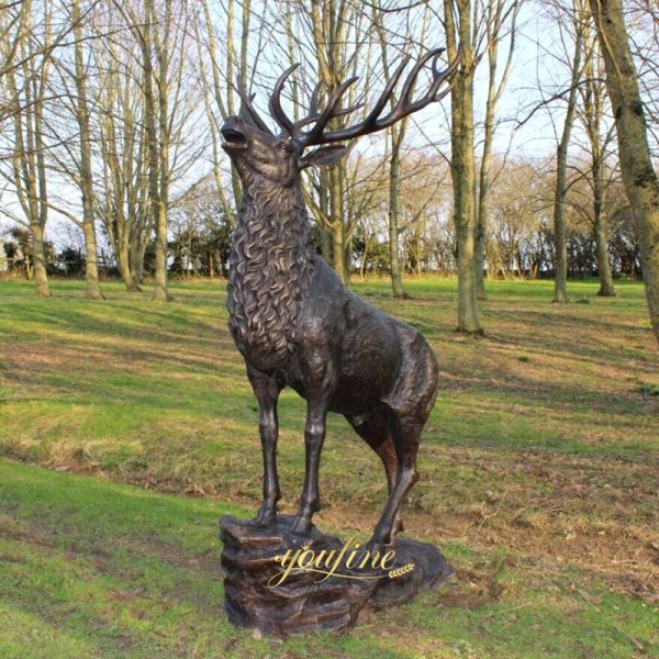 life size elk statue