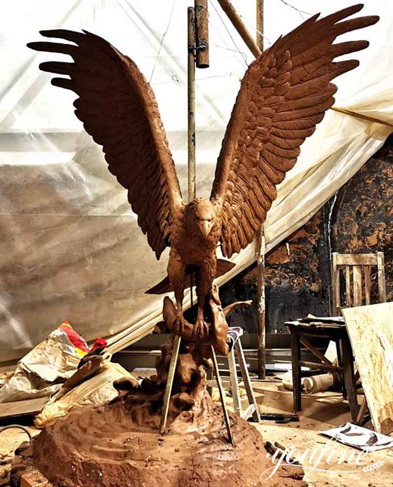 Outdoor Metal Eagle Bird Sculpture Garden Ornament For Sale BOK1-240 ...