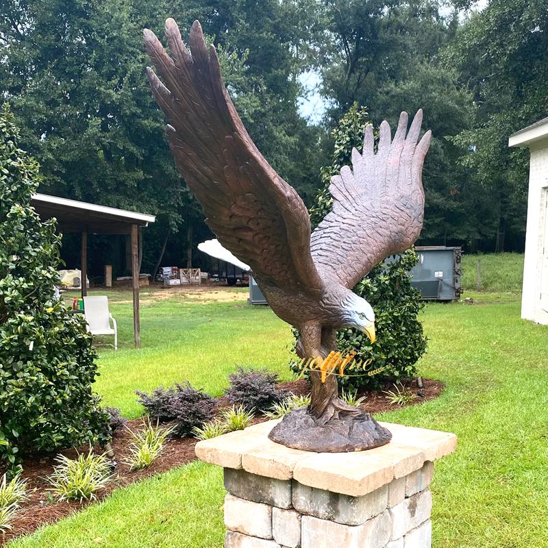 Large Brass Eagle bronze Statue