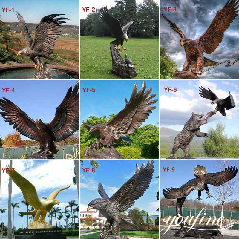 Outdoor Metal Eagle Bird Sculpture Garden Ornament For Sale BOK1-240 ...