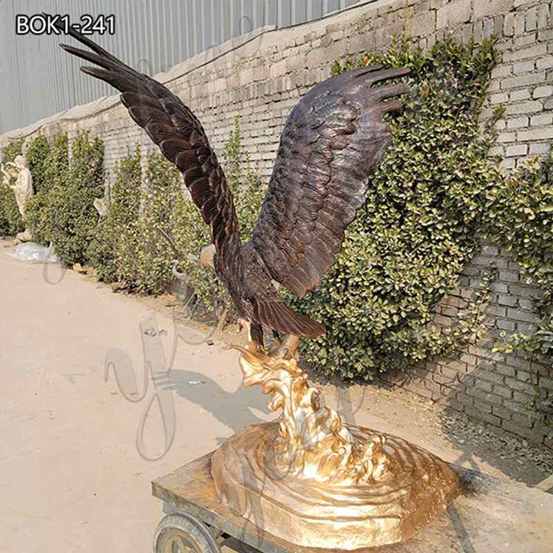 Bronze Life-size Outdoor Eagle Statue Park Decor for Sale BOK1-241 ...