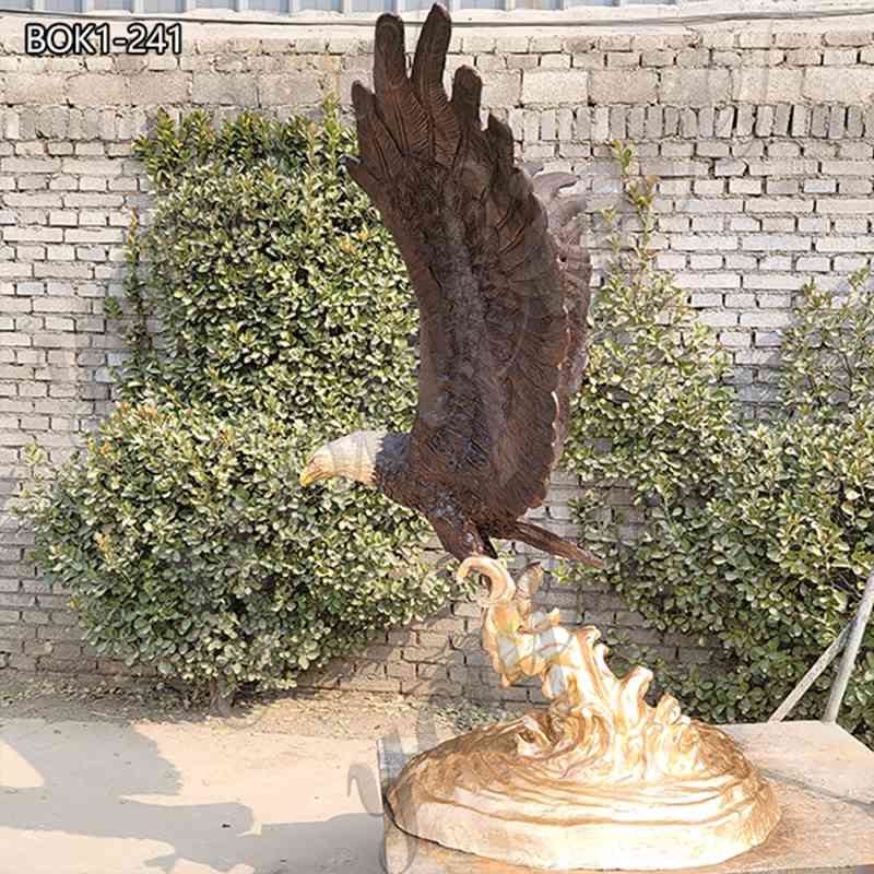 Bronze Life-size Outdoor Eagle Statue Park Decor for Sale BOK1-241 ...