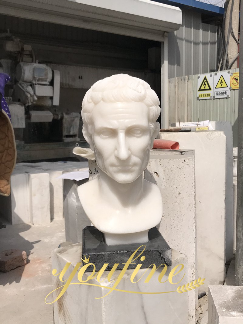 Marble Julius Caesar Bust Statue 4