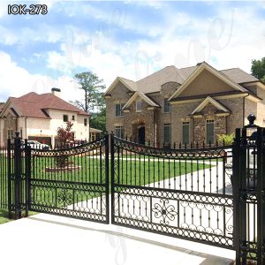 Wrought Iron Front Cheap Driveway Gate for Sale IOK-273 - YouFine