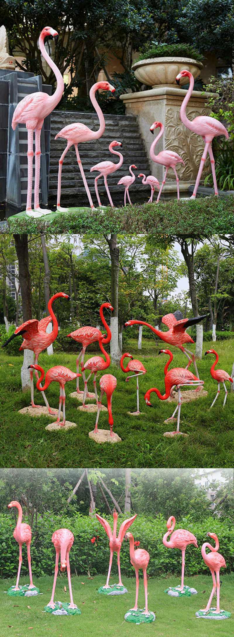 flamingo garden ornaments