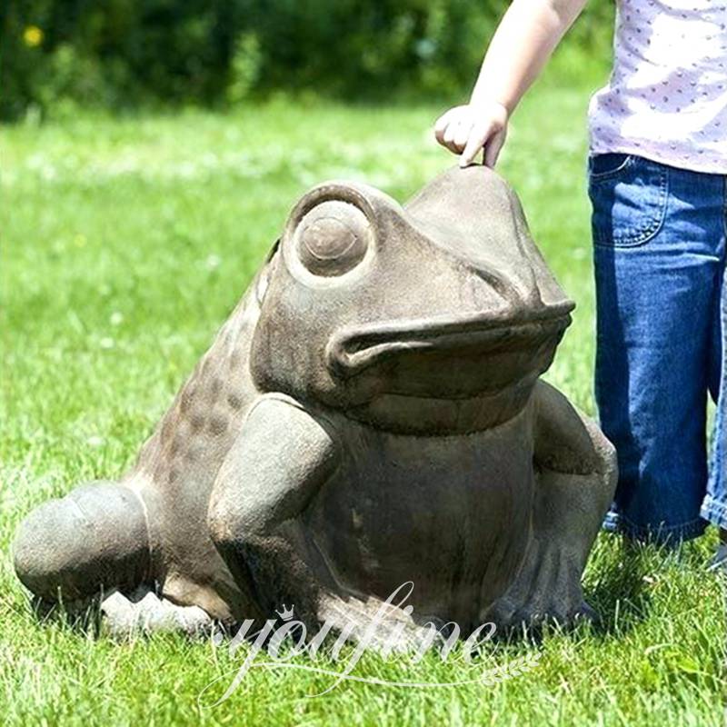 Large Bronze Feng Shui Frog Statue for Outdoor Garden Wholesale BOK1-320 -  YouFine Sculpture