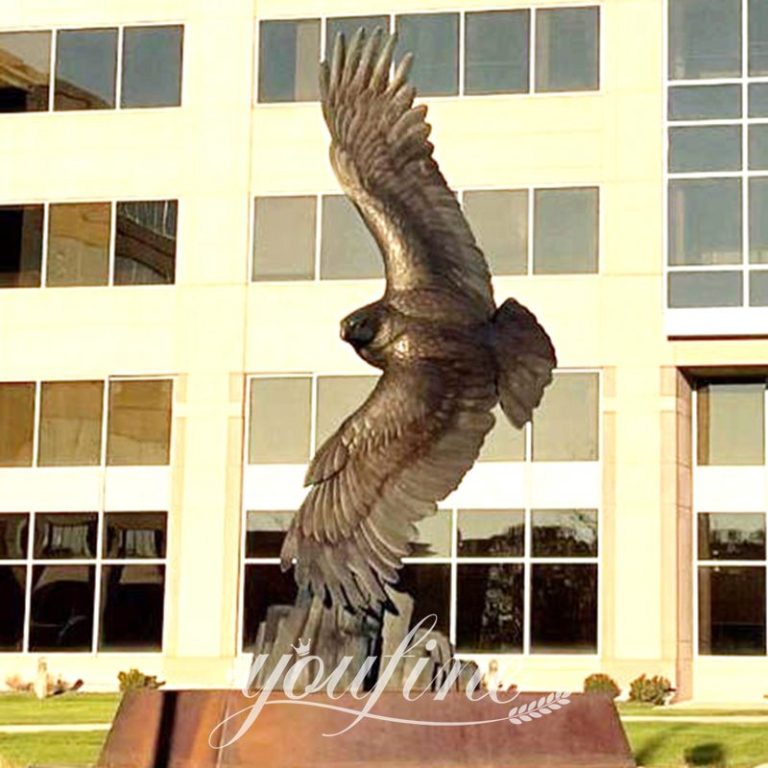 Large Bronze Outdoor Garden Eagle Statues Decor BOK1-279-YouFine Sculpture