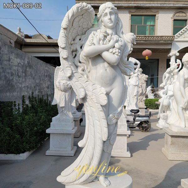 Life-Size-Angel-Statues-Marble-for-Outdoor-Decor