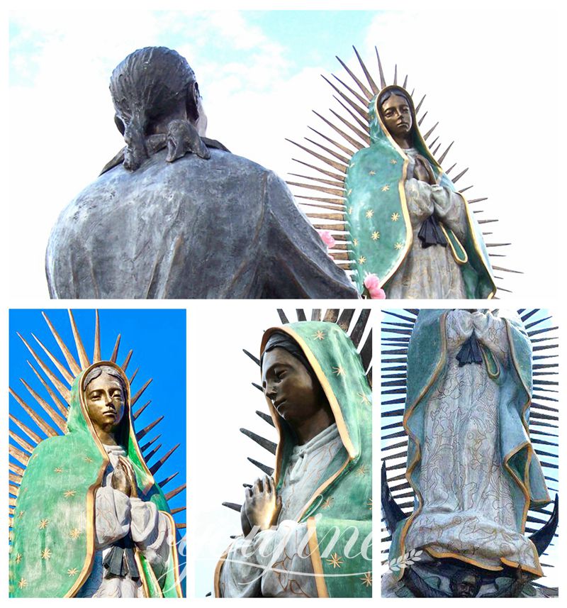 Bronze our lady of guadalupe-YouFine Sculpture