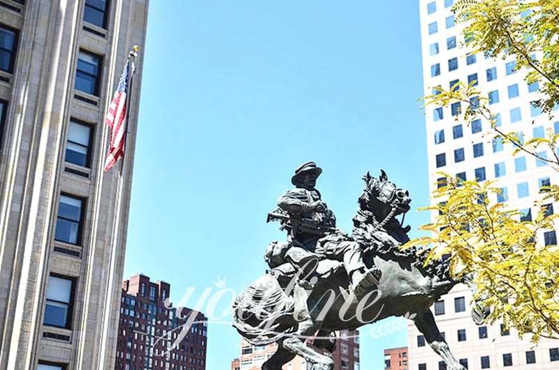 Bronze soldier statue-YouFine Sculpture