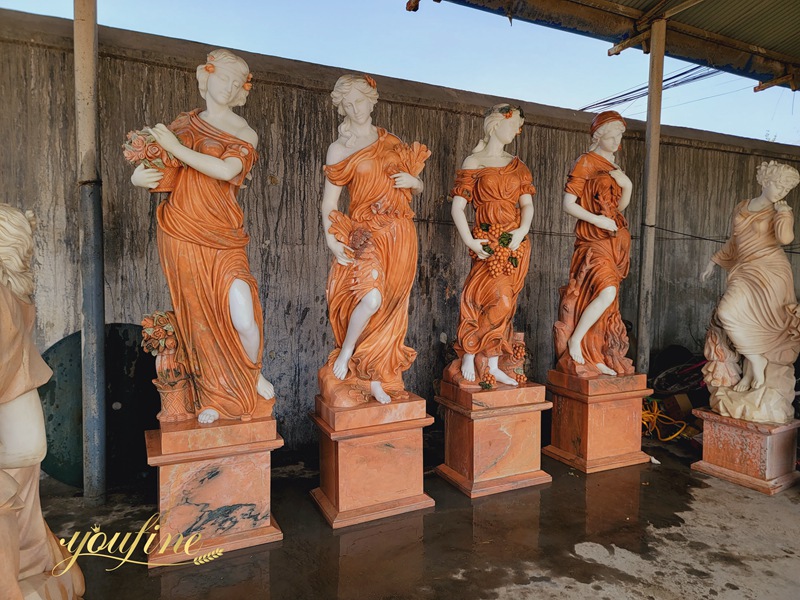 Goddesses of Four Seasons marble Statue