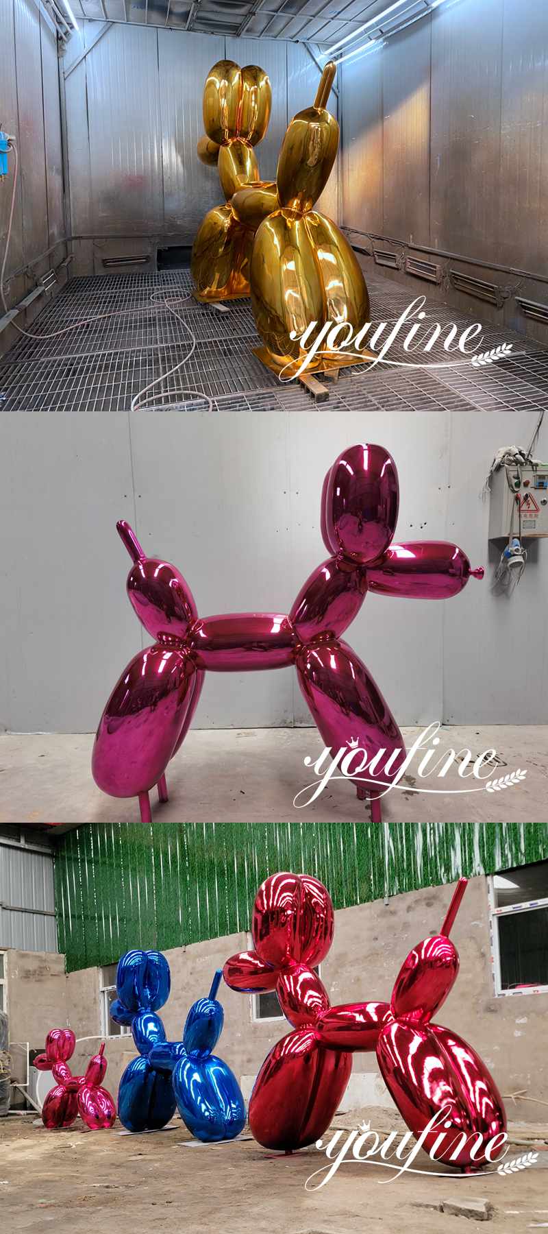 customized balloon dog sculpture