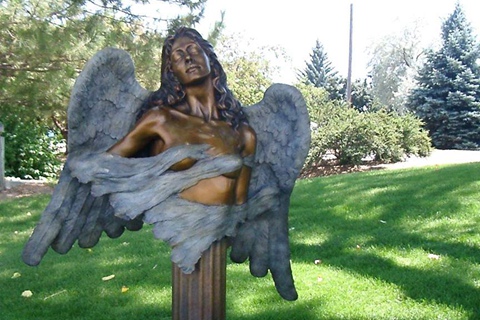 garden angel statue art