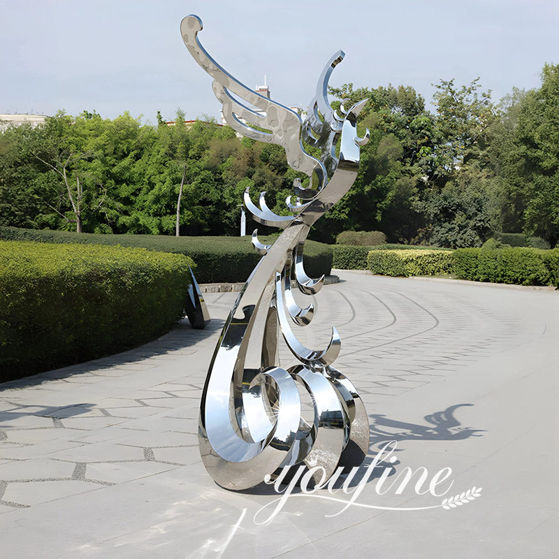 modern phoenix sculpture