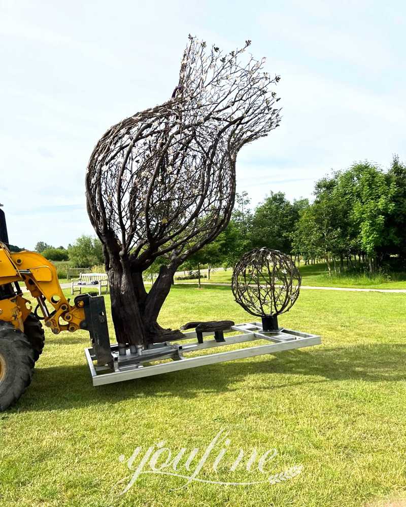 outdoor tree sculptures-YouFine Sculpture