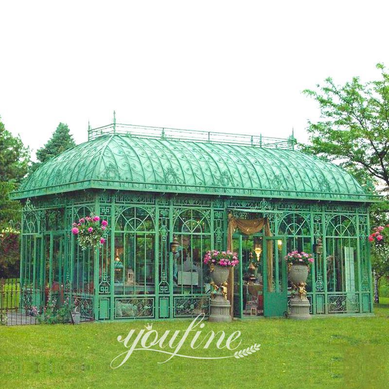 iron gazebo for outdoor