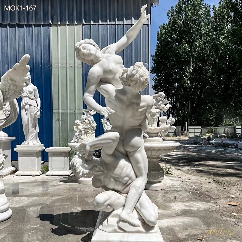 Marble Figurative Sabine Woman Sculpture Replica for Garden