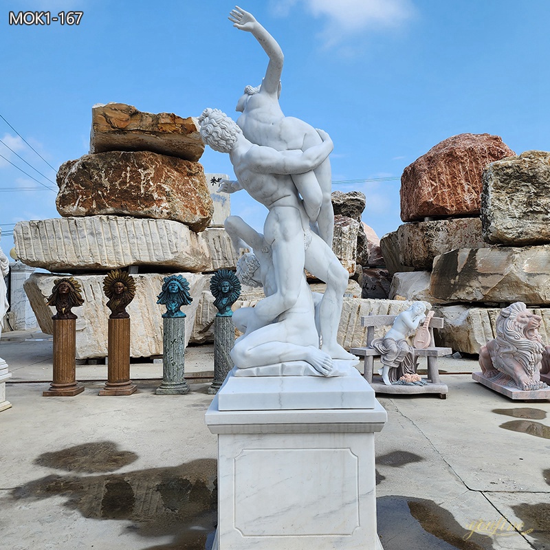 Marble Figurative Sabine Woman Sculpture Replica for Garden