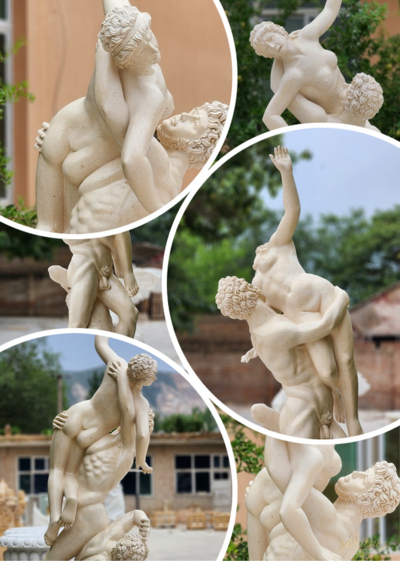 Marble Figurative Sabine Woman Sculpture Replica for Garden