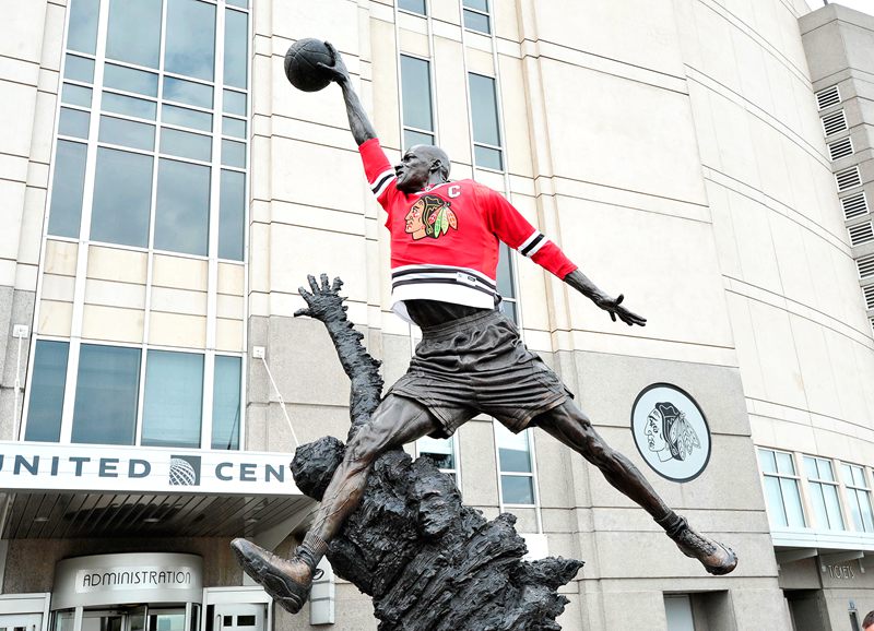 Statues  United Center