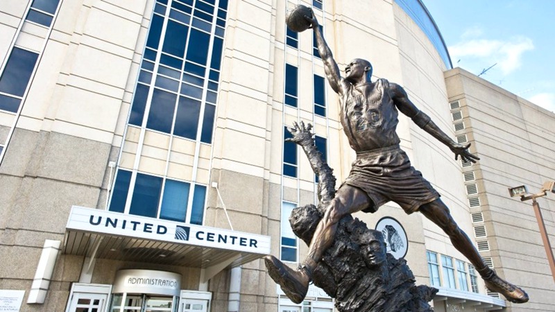 Statues  United Center