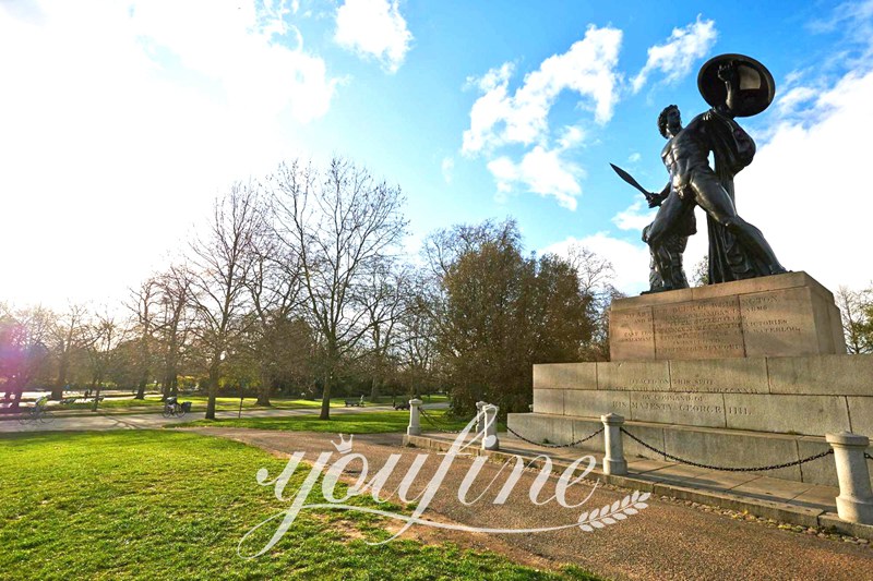 achilles dying statue-YouFine Sculpture