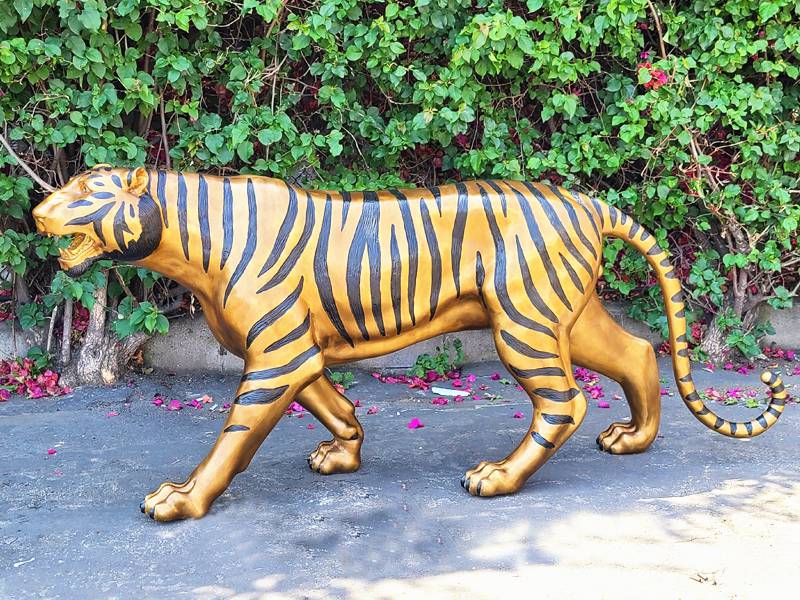 Bugatti Tiger Bronze Statue Intricately Detailed Wildlife Figure for  Discerning