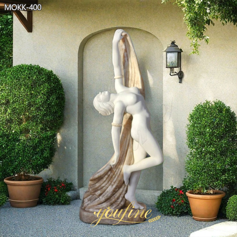 Life Size Beautiful Marble Dancing Girl Statue for Sale MOKK-400