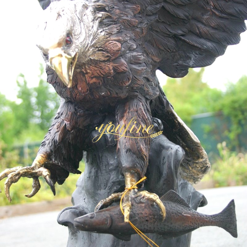 Life Size Bald Eagle Statue for outdoor