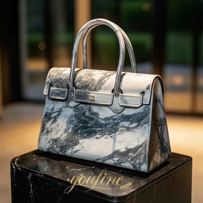 Marble Bag Sculptures: Where Fashion Meets Art in Exquisite Harmony