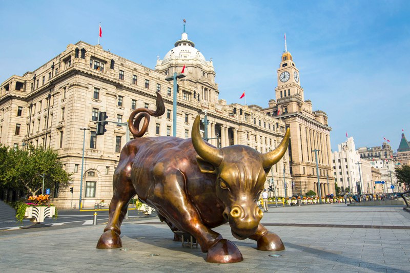 Large Bronze Bull